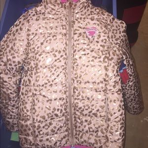 London Fog puffer hooded coat